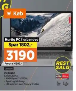 Power IDEAPAD 1 82R30052MX tilbud