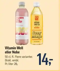 Føtex Vitamin Well eller Nobe tilbud