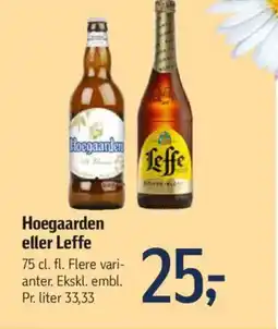 Føtex Hoegaarden eller Leffe tilbud