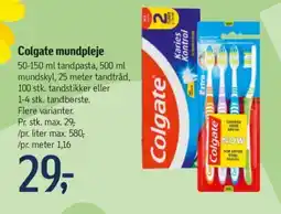 Føtex Colgate mundpleje tilbud