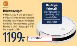 Føtex Robotstøvsuger tilbud