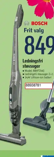 Føtex Ledningsfri støvsuger tilbud