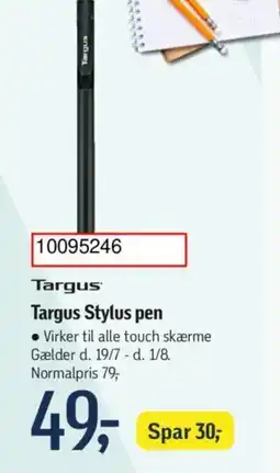Føtex Targus Stylus pen tilbud