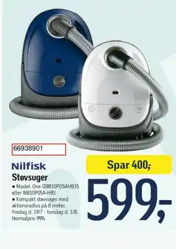 Føtex Nilfisk Støvsuger tilbud