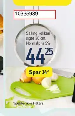 Føtex Salling køkken sigte 20 cm tilbud