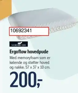 Føtex Ergoflow hovedpude tilbud