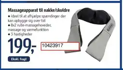 Føtex Massageapparat til nakke/skuldre tilbud
