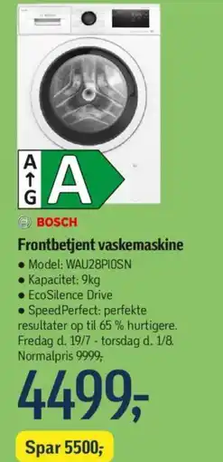 Føtex Frontbetjent vaskemaskine tilbud