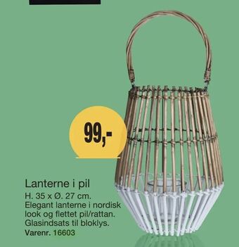 Harald Nyborg Lanterne i pil tilbud