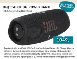 JBL Charge 5 Højttaler Sort
