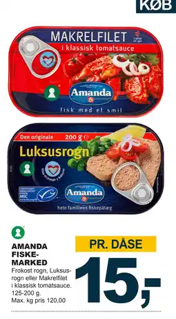 Let-Køb AMANDA FISKEMARKED tilbud
