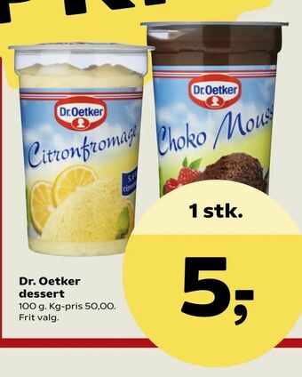 Dagli'Brugsen Dr. Oetker dessert tilbud
