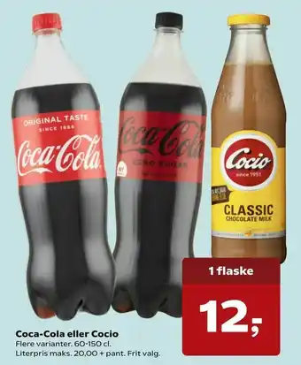 Dagli'Brugsen Coca-Cola eller Cocio tilbud
