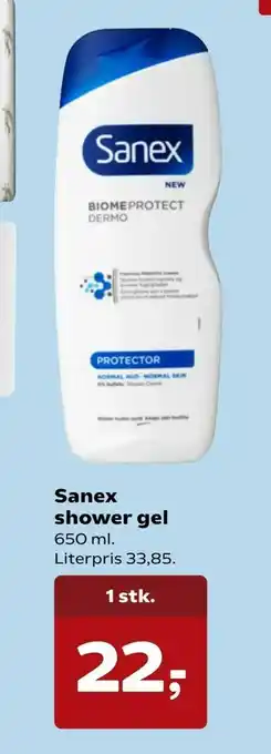 Sanex shower gel
