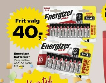 Kvickly Energizer batterier tilbud