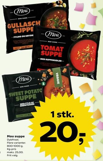 Kvickly Mou suppe tilbud