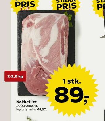 Kvickly Nakkefilet tilbud