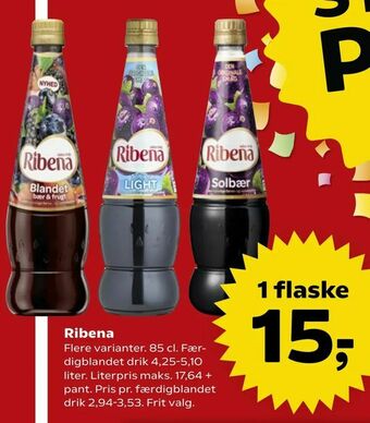 Kvickly Ribena tilbud
