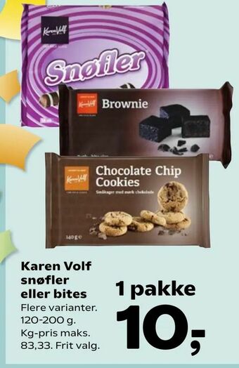 Karen Volf snøfler eller bites