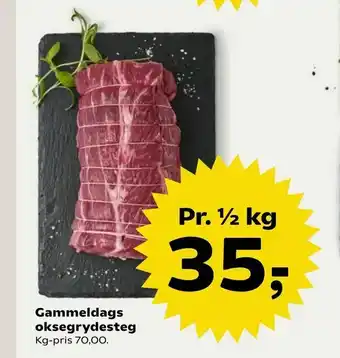 Kvickly Gammeldags oksegrydesteg tilbud