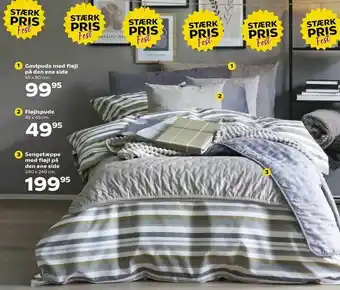 Kvickly Sengetæppe med fløjl på den ene side tilbud