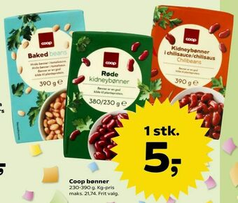 Kvickly Coop bønner tilbud