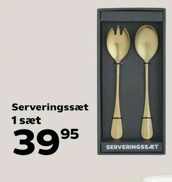 Bestik serie med mat guld finish