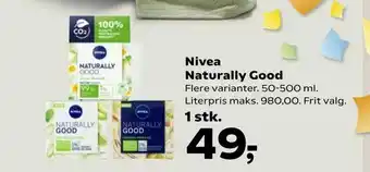 Kvickly Nivea Naturally Good tilbud