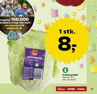 Kvickly Icebergsalat tilbud