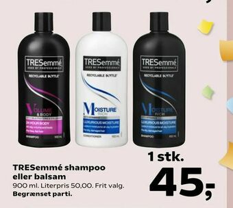 Kvickly TRESemmé shampoo eller balsam tilbud