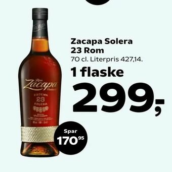 Kvickly Zacapa Solera 23 Rom tilbud