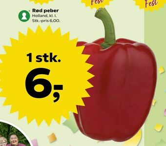 Rød peber