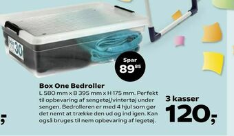 Kvickly Box One Bedroller tilbud