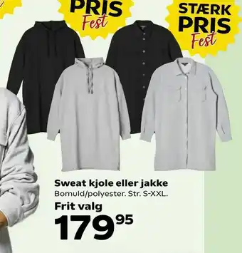 Kvickly Sweat kjole eller jakke tilbud