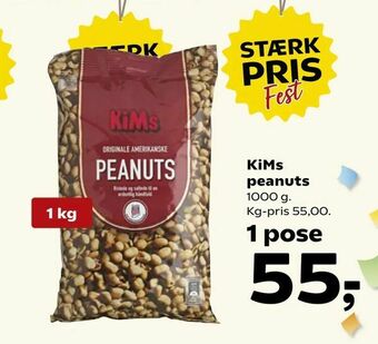 Kvickly KiMs peanuts tilbud
