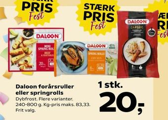 Daloon forårsruller eller springrolls