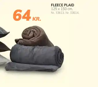 Daells Bolighus FLEECE PLAID tilbud