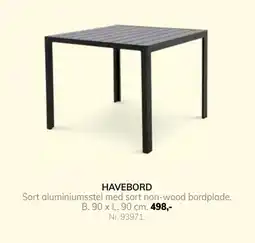 Daells Bolighus HAVEBORD tilbud