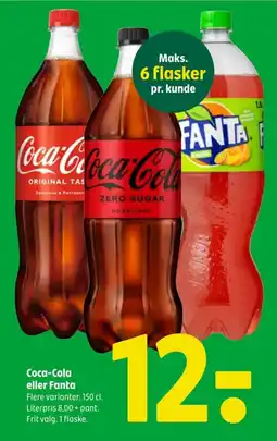 Coop 365 Coca-Cola eller Fanta tilbud