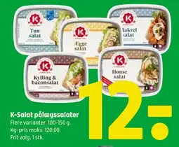 Coop 365 K-Salat pålægssalater tilbud