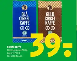 Coop 365 Cirkel kaffe tilbud