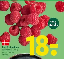 Coop 365 Danske hindbær tilbud