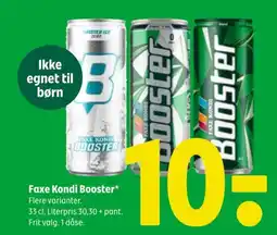 Coop 365 Faxe Kondi Booster tilbud