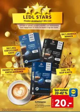 Lidl Kaffekapsler tilbud