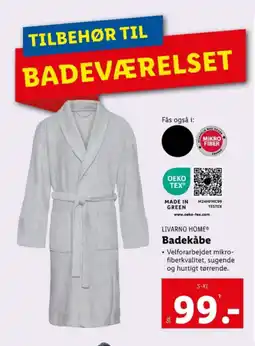 Lidl Badekåbe tilbud