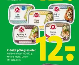 Coop 365 K-Salat pålægssalater tilbud