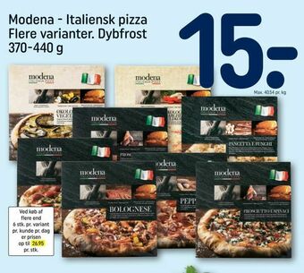 REMA 1000 Modena - Italiensk pizza tilbud