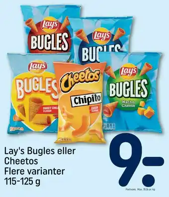 Lay's Bugles eller Cheetos