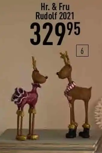 Hr.& Fru Rudolf 2021 18 cm