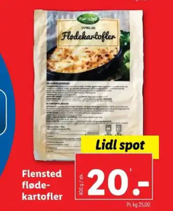 Lidl Flensted fløde- kartofler tilbud